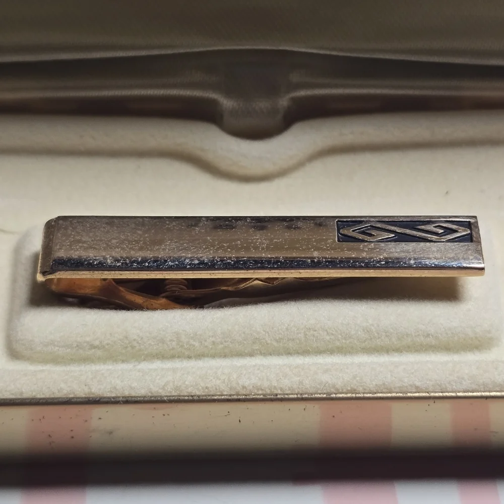 Vintage SWANK Gold Plated Men's Cufflinks Original Box GUC